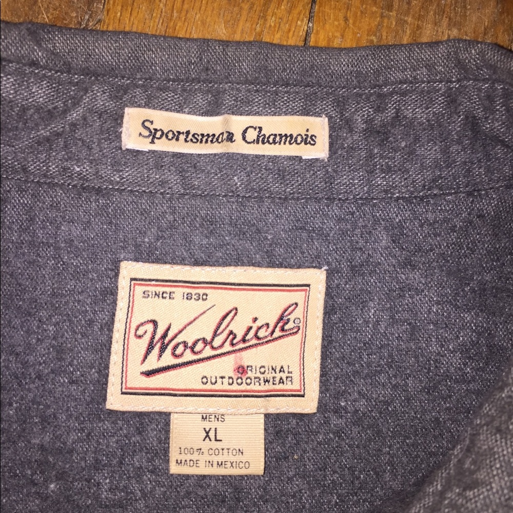 Woolrich cotton flannel shirt